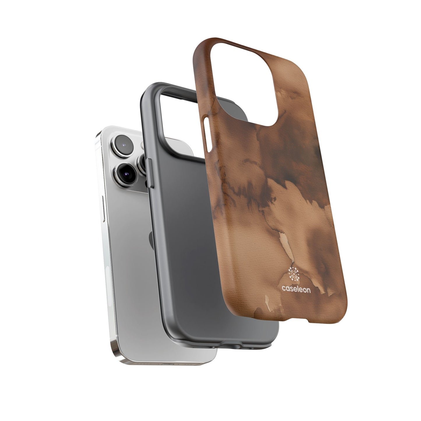 Abstract Brown – Tough Case - Caseleon