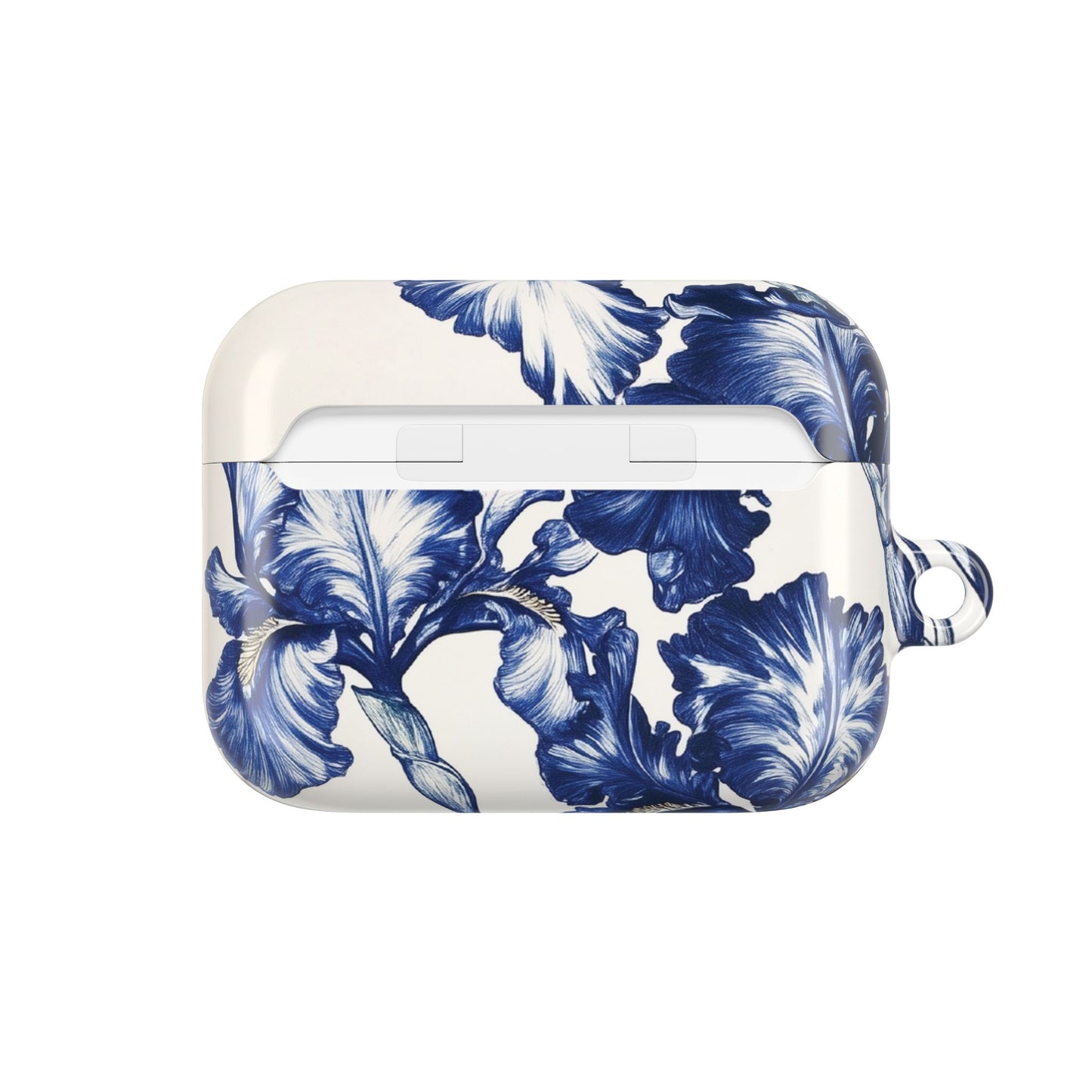 Floral AirPod Case - Elegant Irises Design for Music Lovers