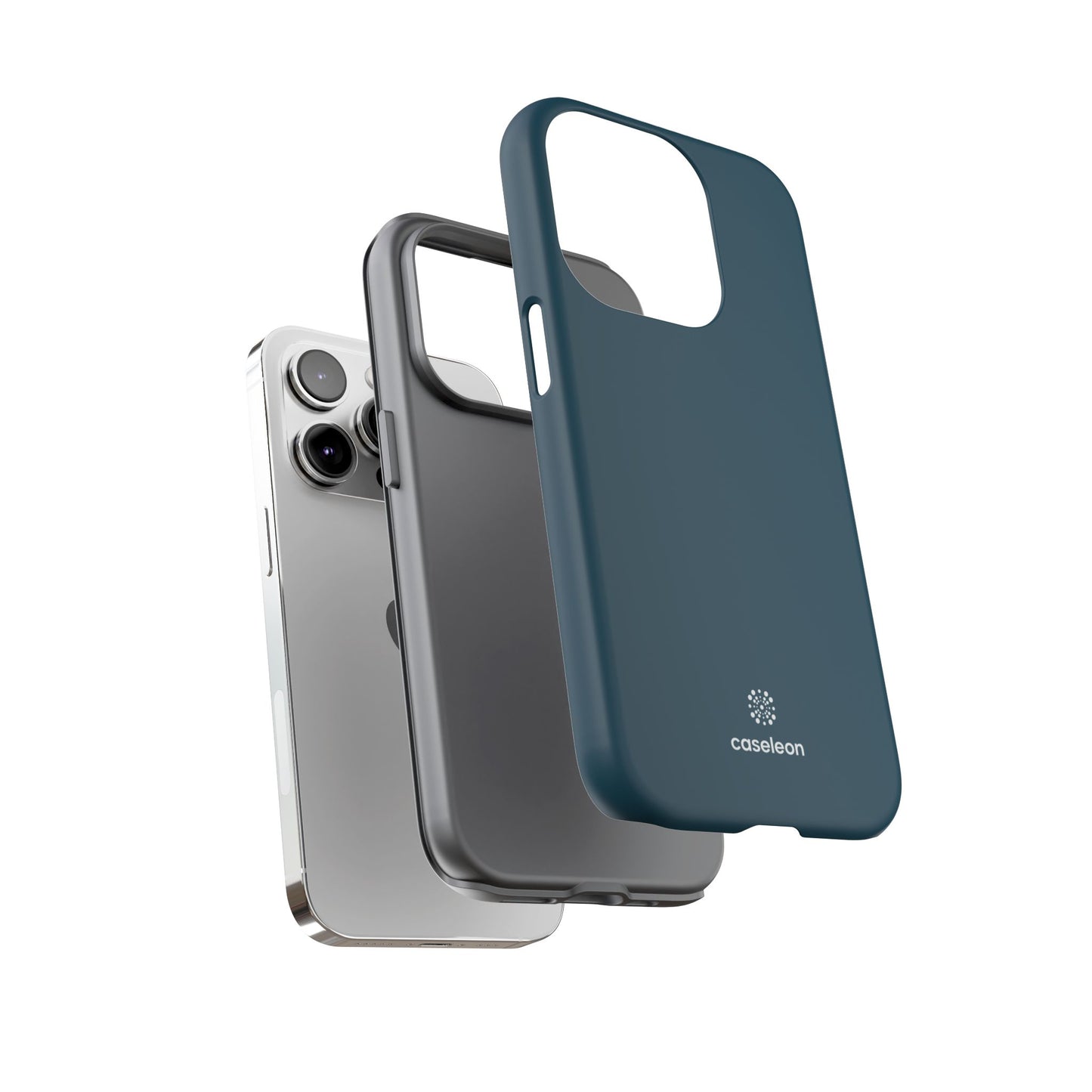Deep Teal Blue - Tough Case - Caseleon