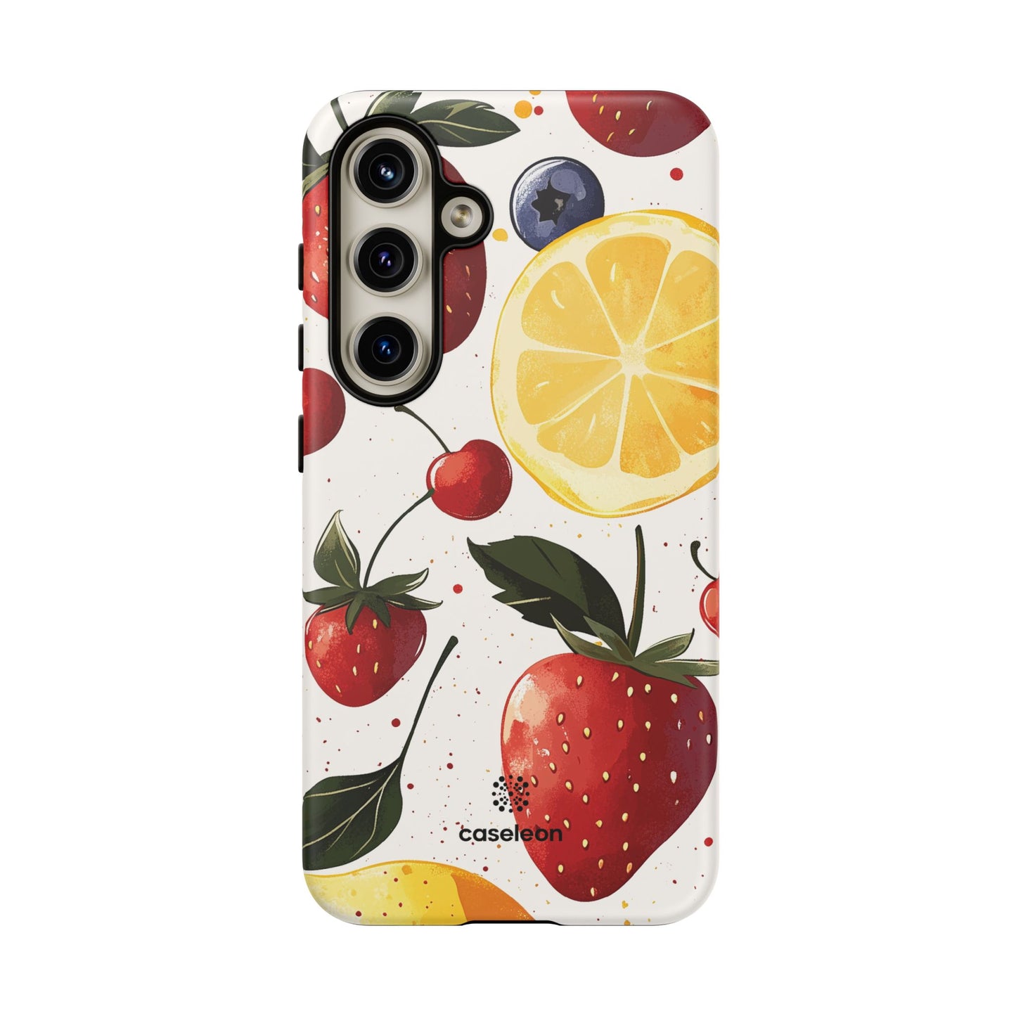 Fruit Pattern Tough Phone Case - Bright & Colorful Design