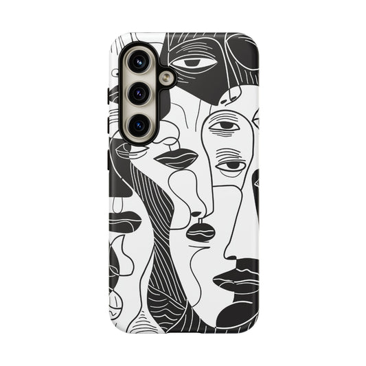 Artistic Phone Case - Abstract Face Design