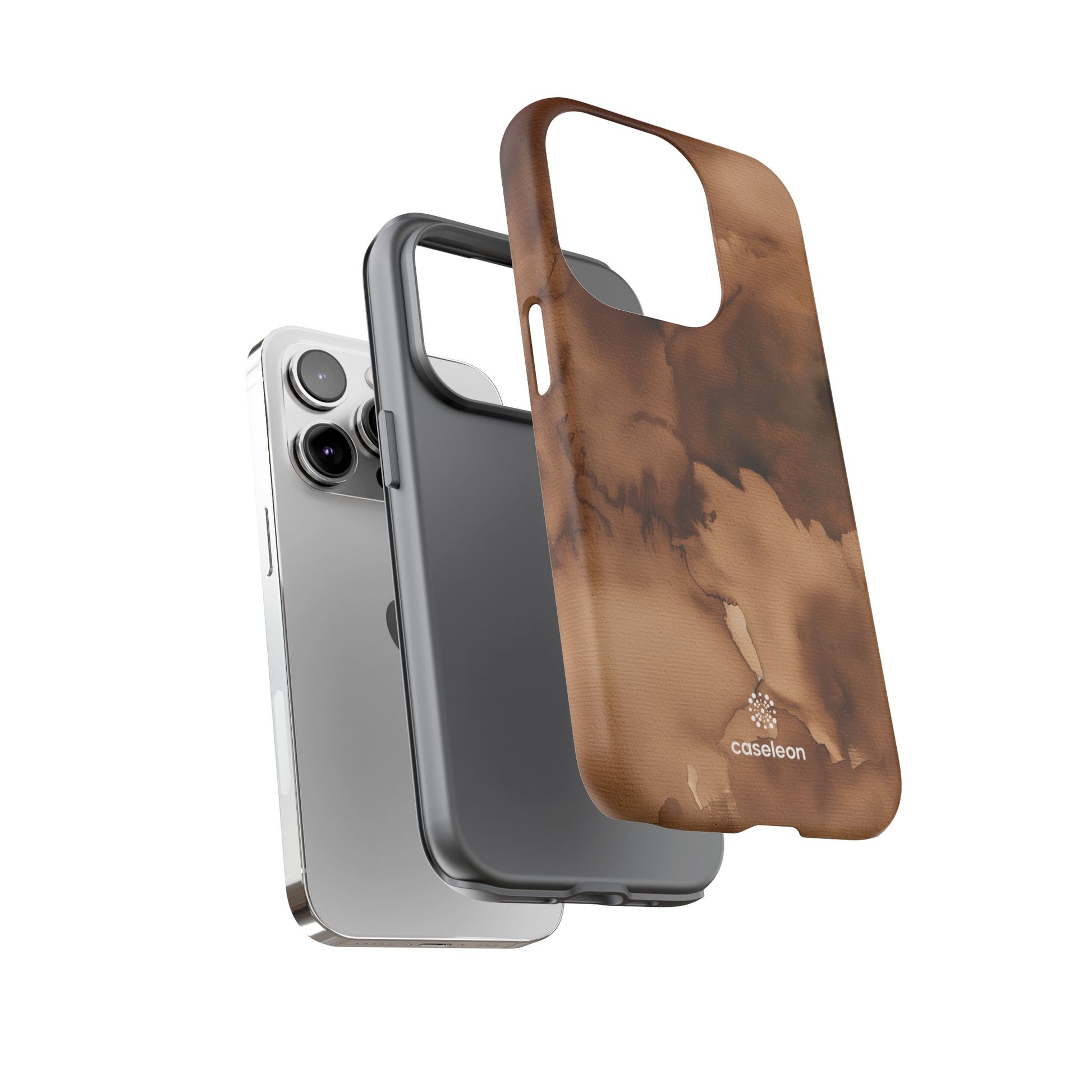 Abstract Brown – Tough Case - Caseleon