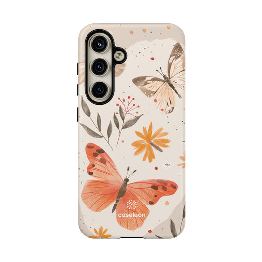 Butterfly Floral Phone Case - Tough & Stylish Protection