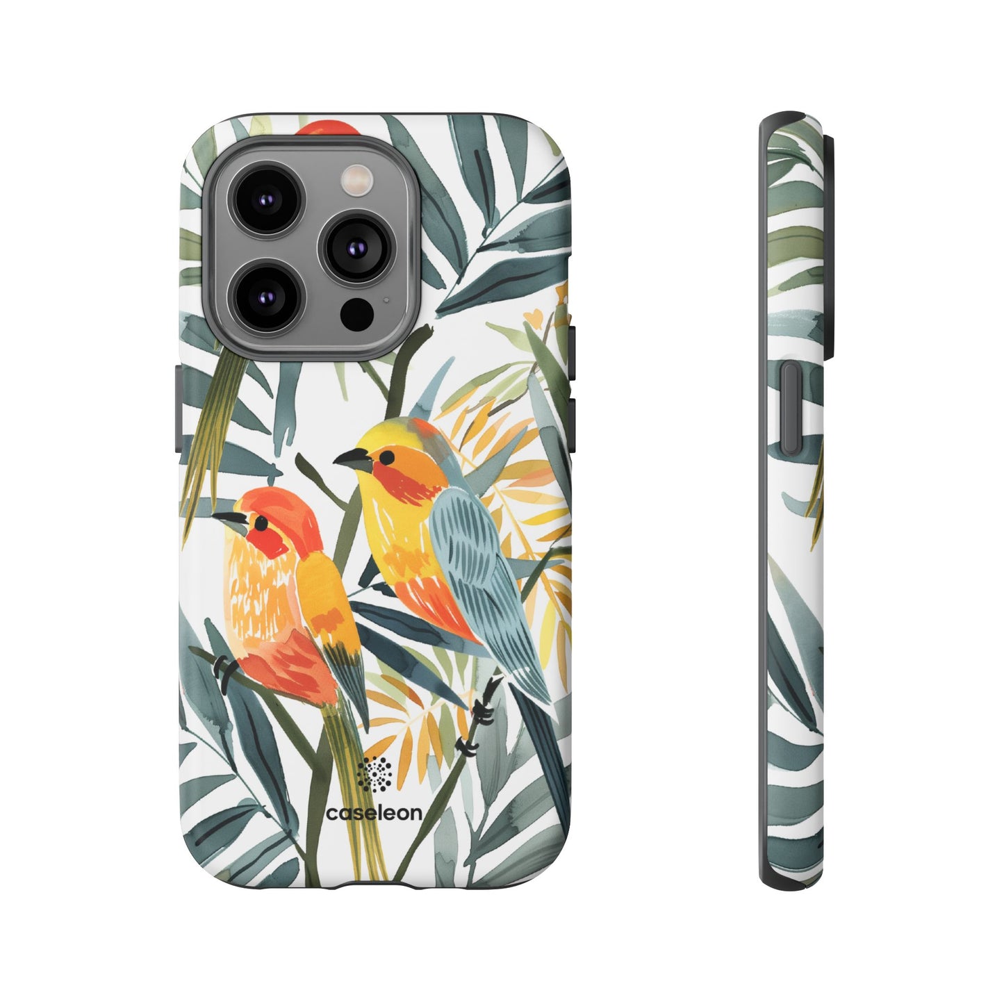 Tough Cases: Tropical Bird Phone Case for Nature Lovers