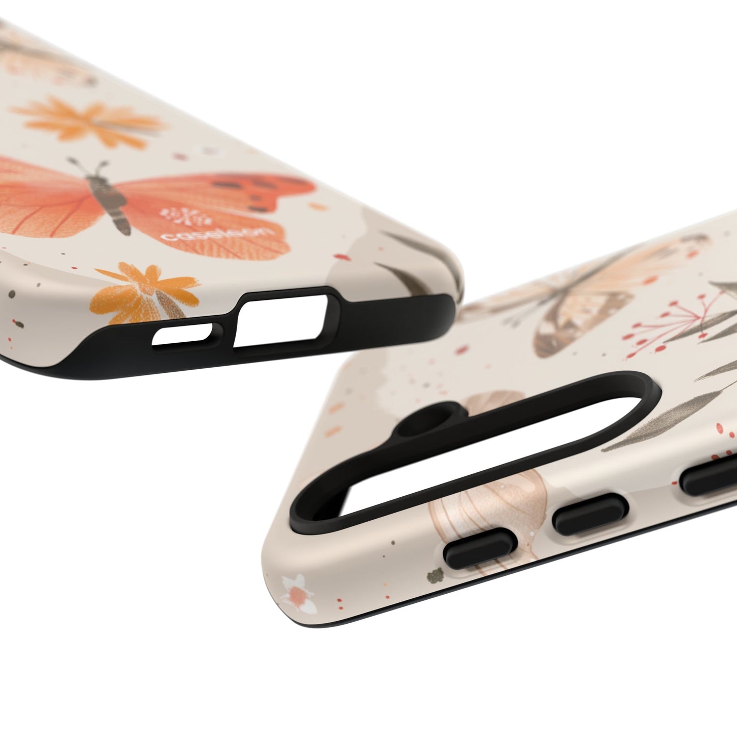 Butterfly Floral Phone Case - Tough & Stylish Protection