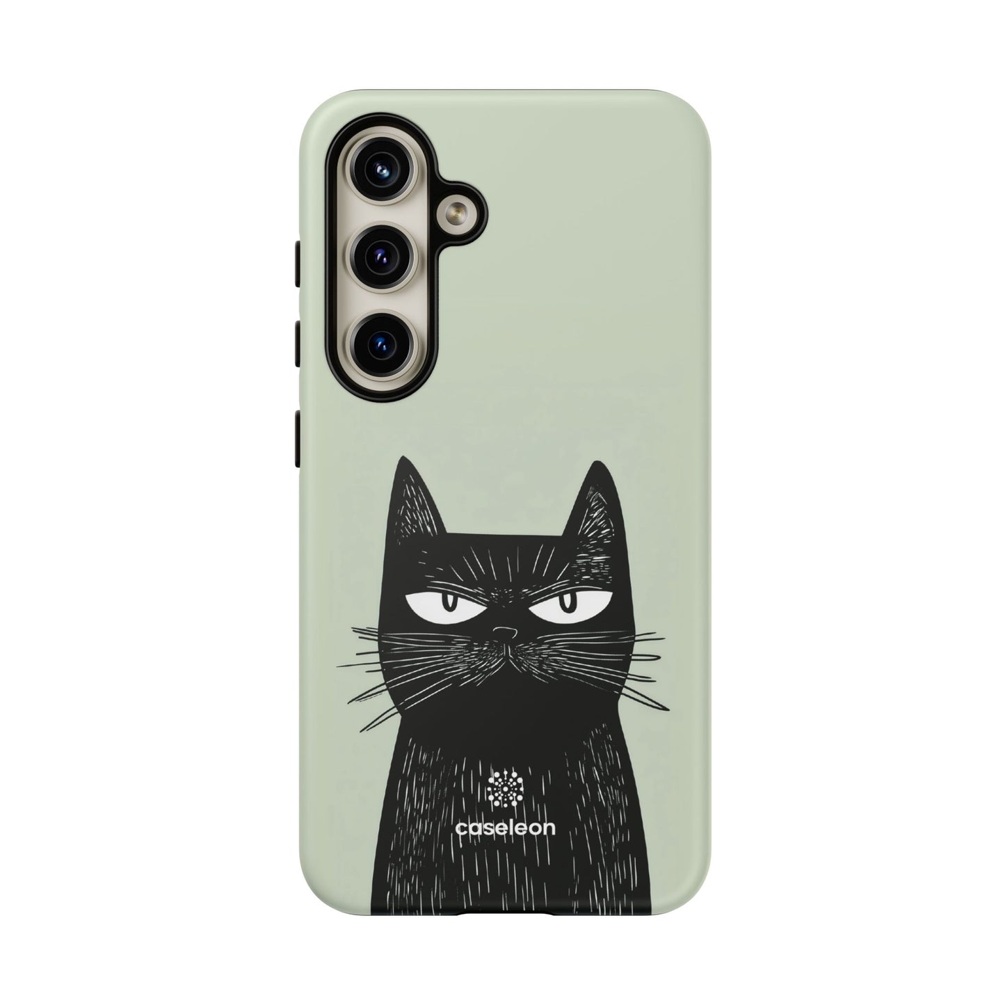 Whimsical Black Cat Phone Case - Tough & Stylish Protection