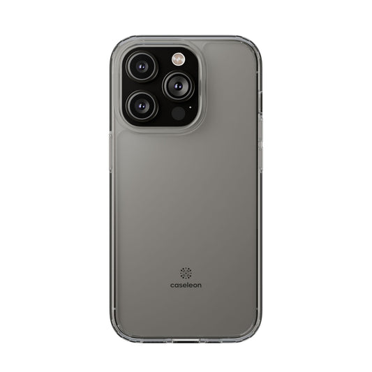 Clear Case - Black Logo - Caseleon