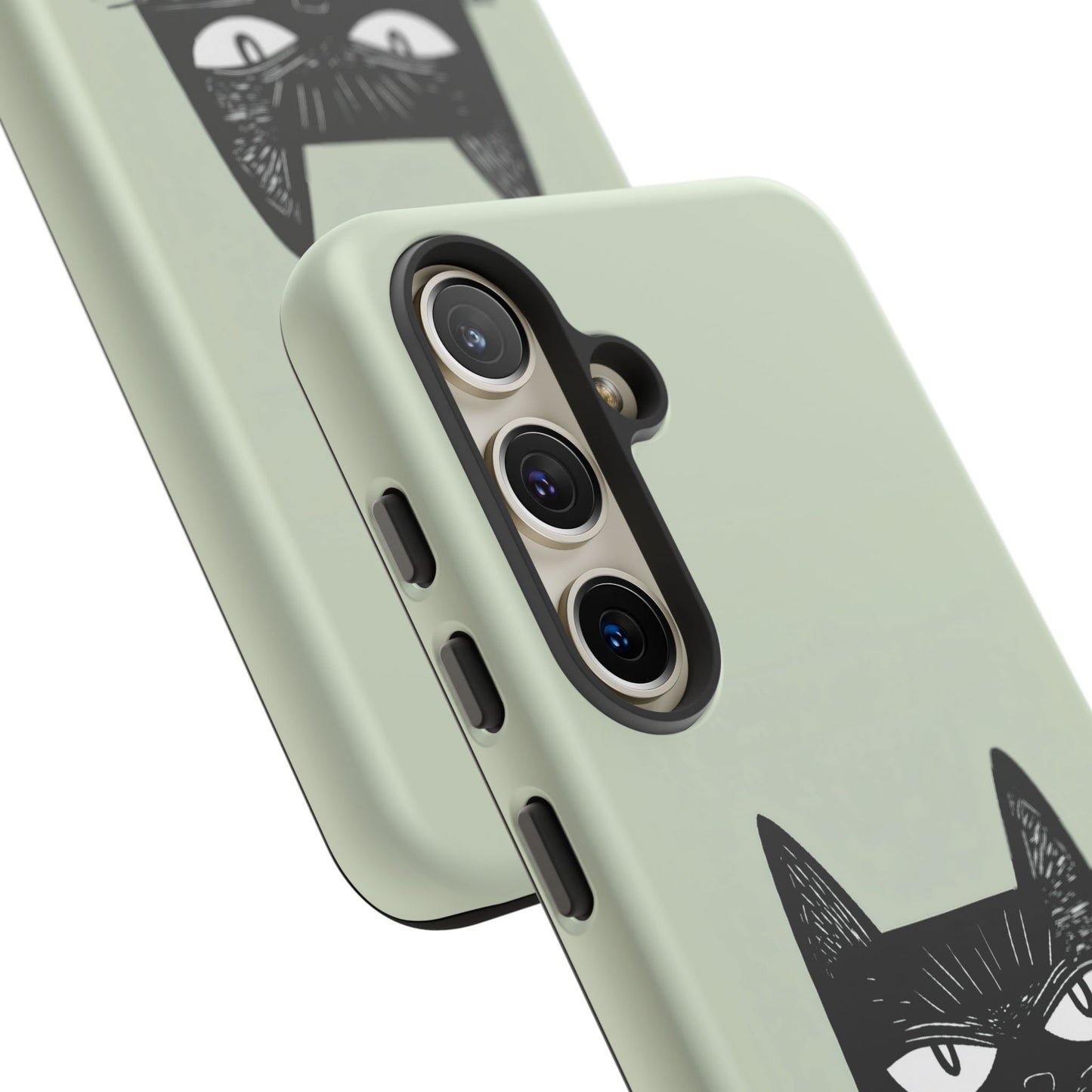 Whimsical Black Cat Phone Case - Tough & Stylish Protection