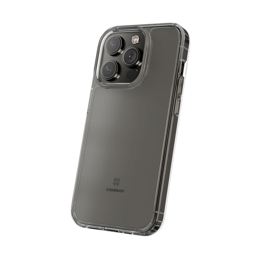Clear Case - Black Logo - Caseleon
