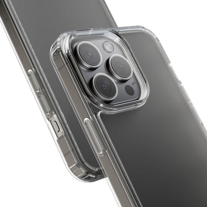 Clear Case - White Logo - Caseleon