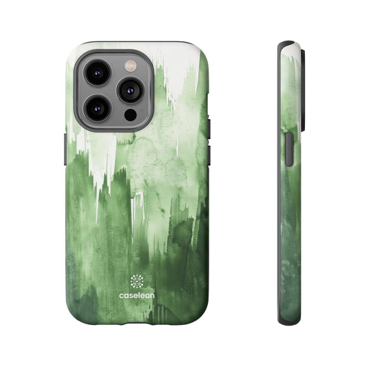Green Watercolor – Tough Case - Caseleon