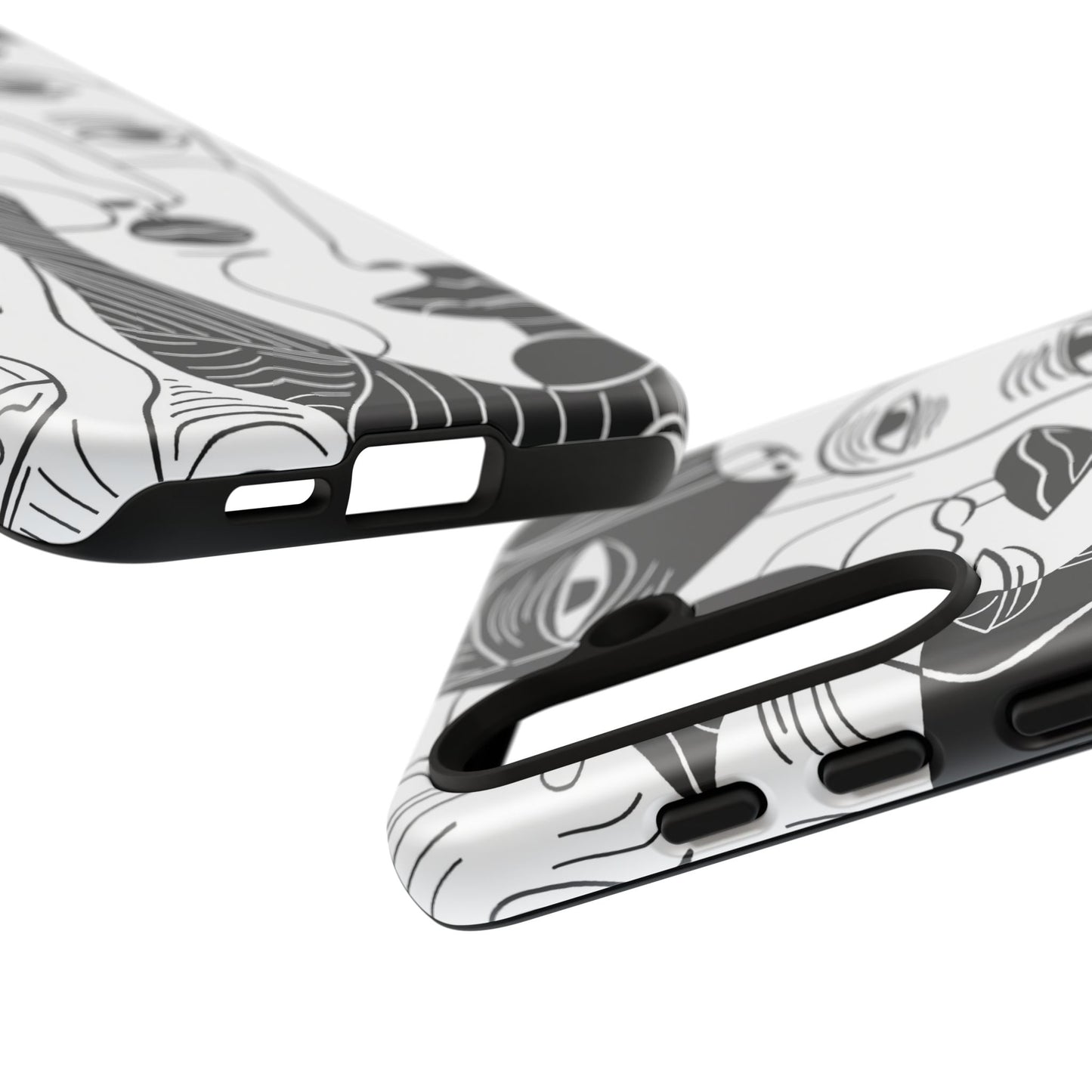 Artistic Phone Case - Abstract Face Design