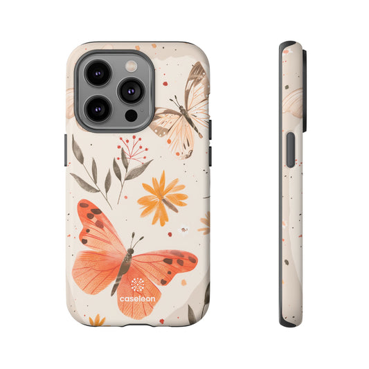 Butterfly Floral Phone Case - Tough & Stylish Protection