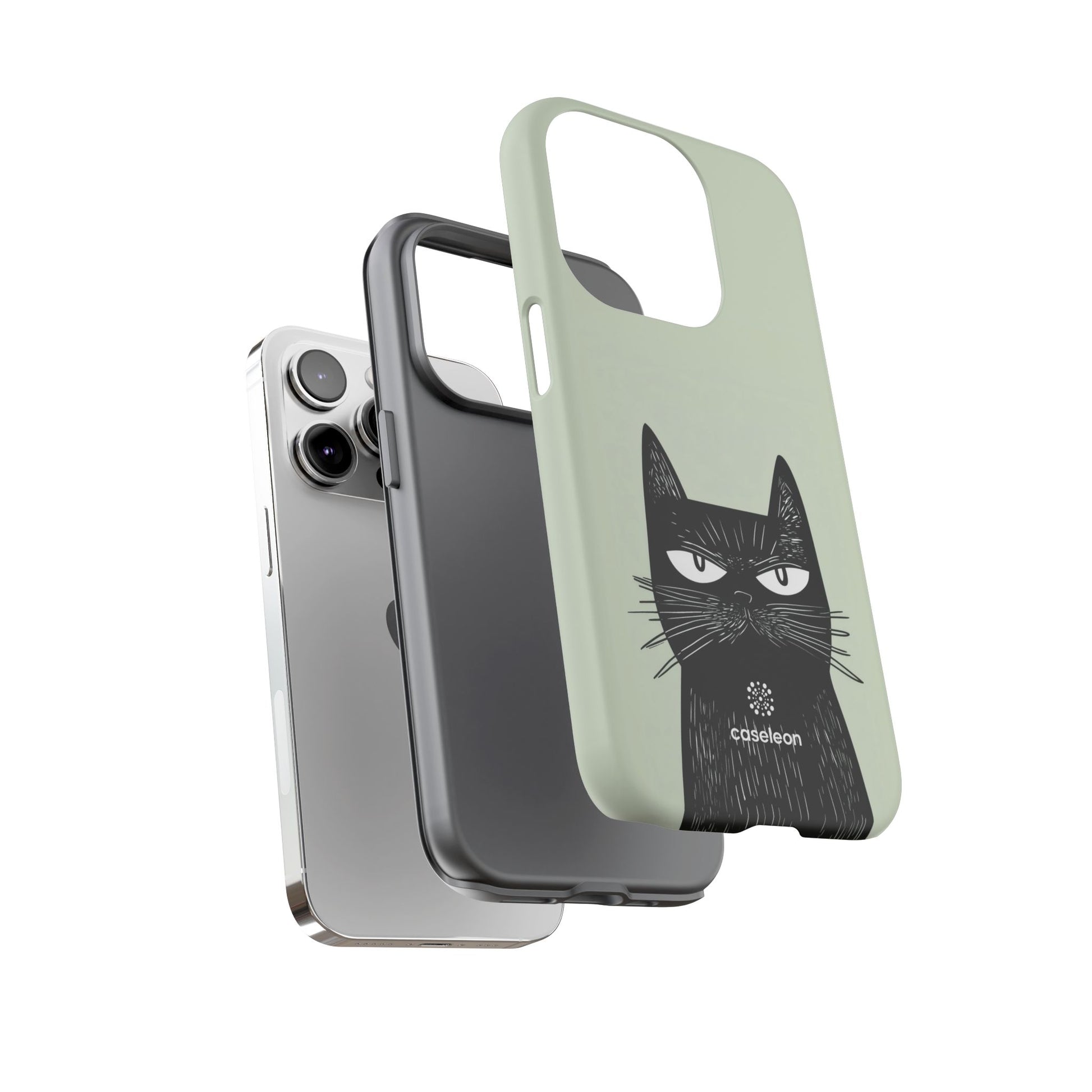 Whimsical Black Cat - Tough Case - Caseleon