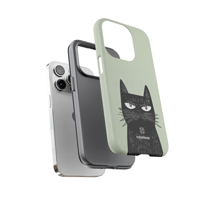 Whimsical Black Cat - Tough Case - Caseleon
