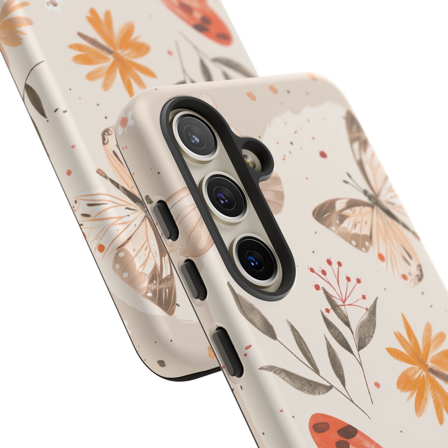 Butterfly Floral Phone Case - Tough & Stylish Protection