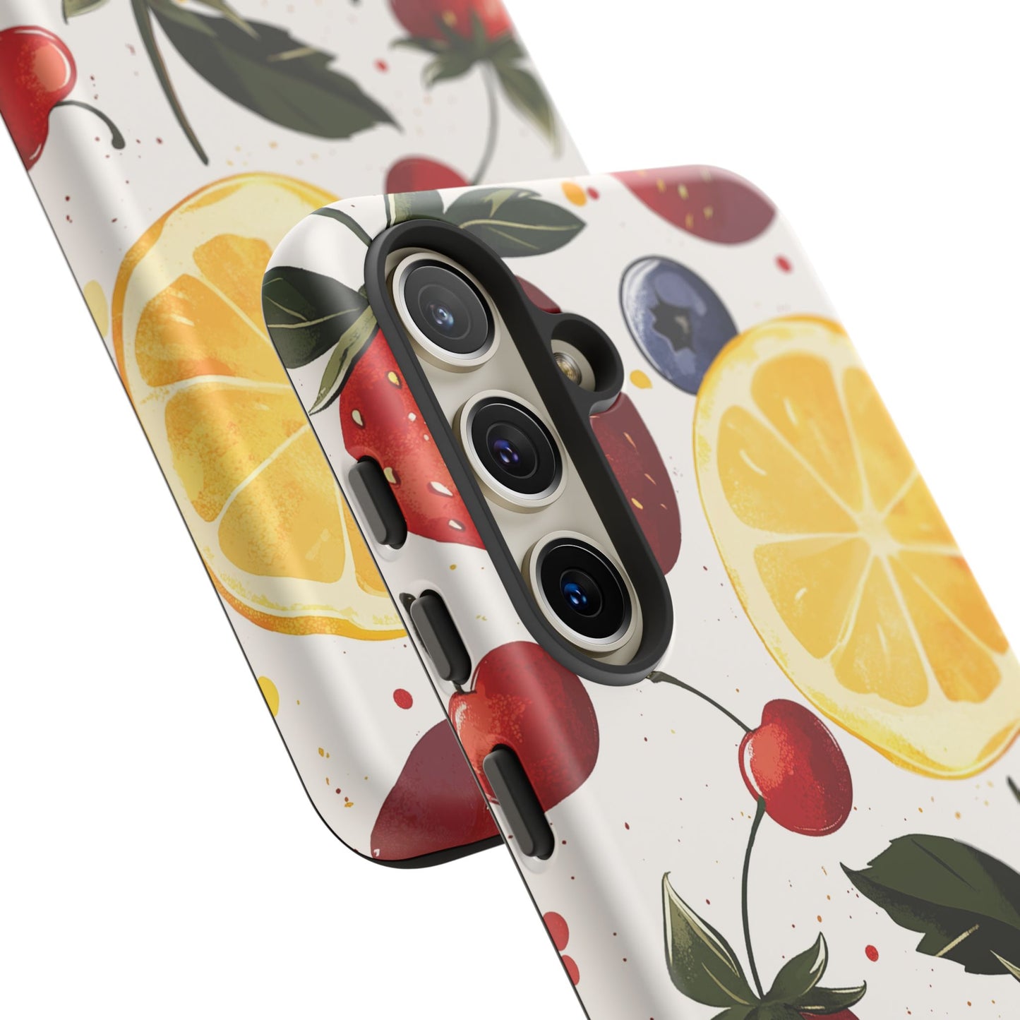 Fruit Pattern Tough Phone Case - Bright & Colorful Design