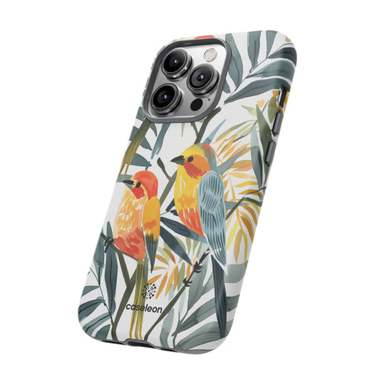 Tough Cases: Tropical Bird Phone Case for Nature Lovers