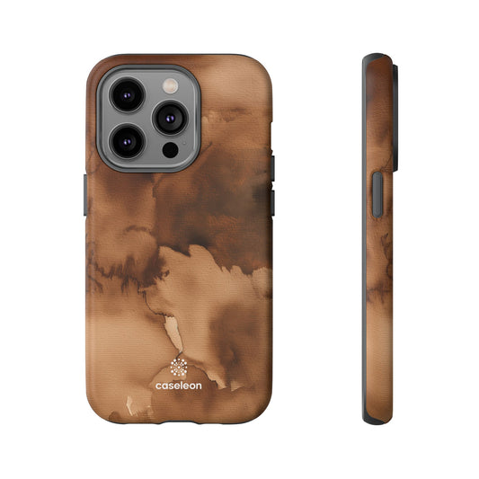 Abstract Brown – Tough Case - Caseleon