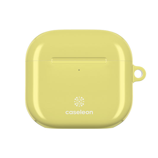 Bright Yellow AirPod Cases | Stylish Wireless Earbud Protectors, Gift for Music Lovers, Unique Accessories for Everyday Use - Caseleon